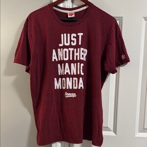 Homage Maroon Graphic Tee